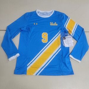 Under Armour ID UCLA Bruins Soccer Game Time Jersey Loose Fit Women's M
